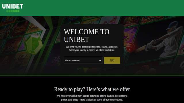 Kindred Group (Unibet) casino screenshot